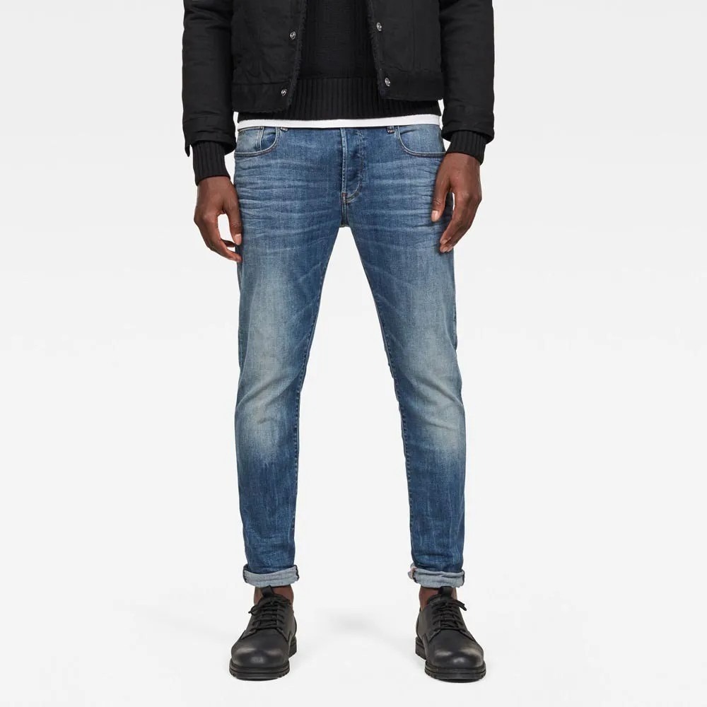 G-Star Raw 3301 Buttonfly Slim Jeans